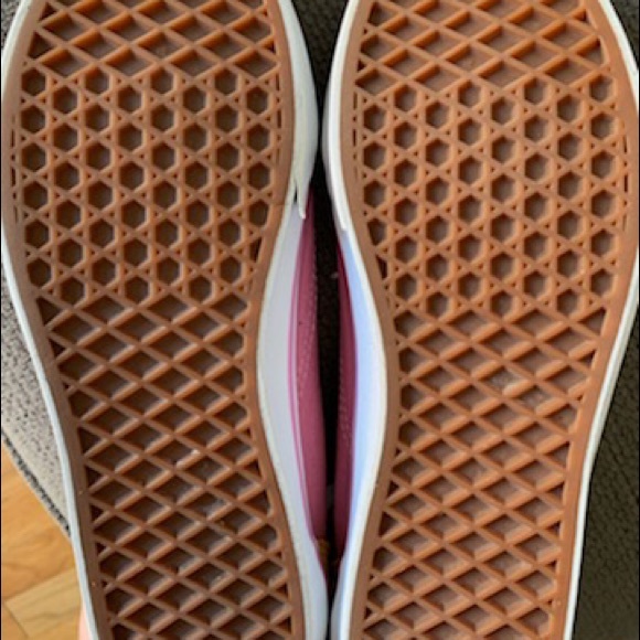 Vans old school color block pink orange light blue skate shoes. Size 7 junior - Picture 8 of 8